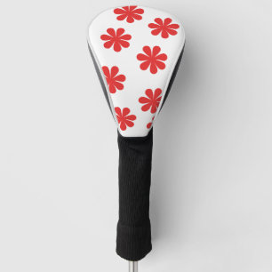 Abstract Flower Pattern Golf Head Cover