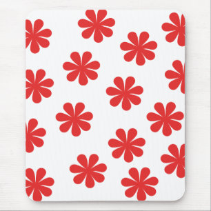 Abstract flower pattern mouse pad
