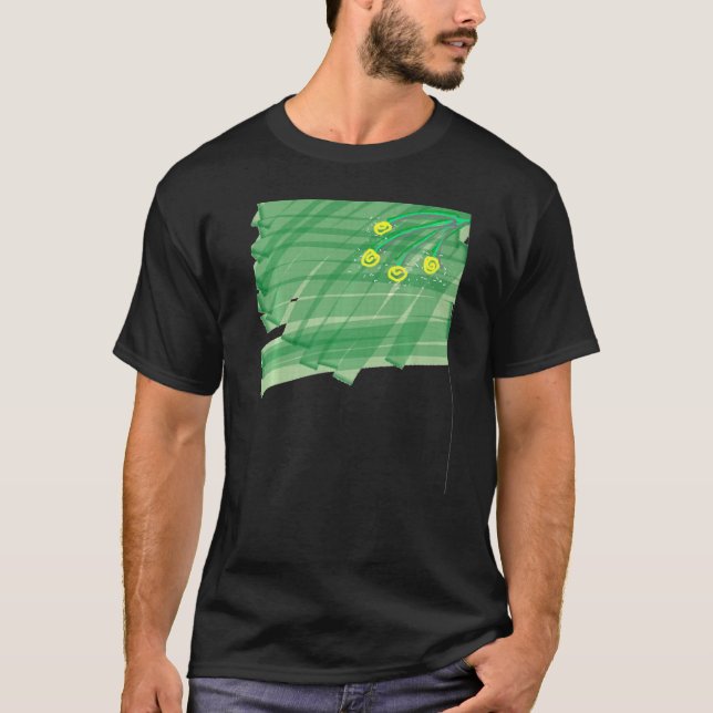 Abstract Flower T-Shirt (Front)