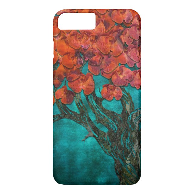 Abstract  Flower Tree Digital art Case-Mate iPhone Case (Back)