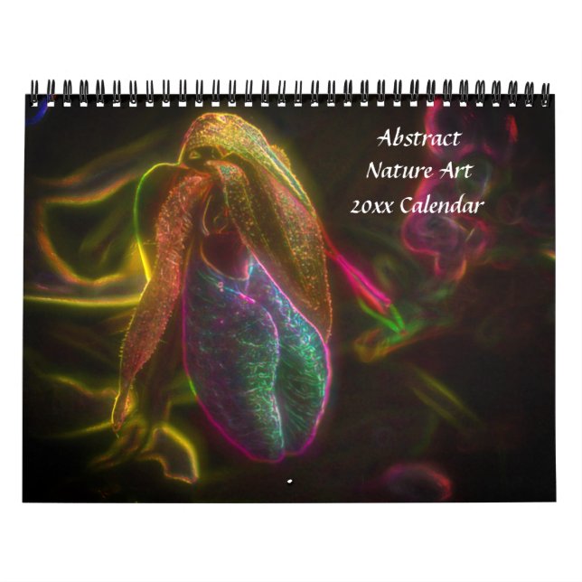 Abstract Flowers And Nature Art Calendar (Cover)