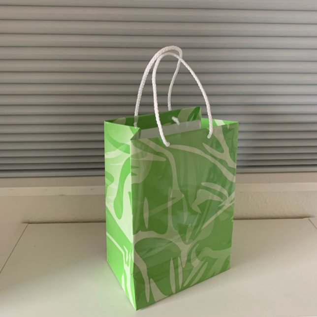 Abstract Flowers Botanical Floral Medium Gift Bag (Creator Uploaded)
