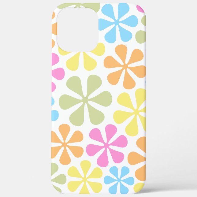 Abstract Flowers Bright Colour Mix Case-Mate iPhone Case (Back)