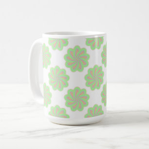 Abstract flowers. coffee mug