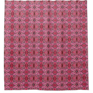 Abstract Flowers Kaleidoscope Pink Posies