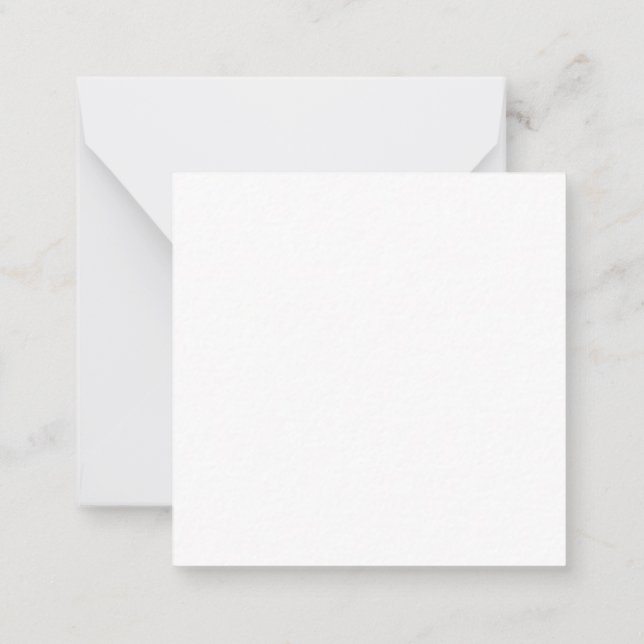 Abstract flowers Note Card (Back)