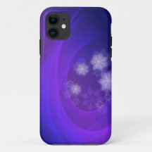 Abstract Flowers On Folded Indigo Background