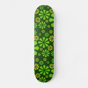 Abstract Flowers skateboard