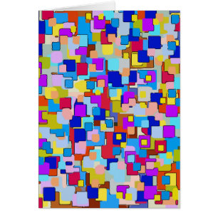 Abstract Flowers Squared