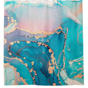 Abstract fluid art painting background in alcohol