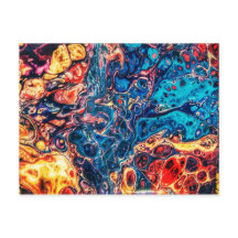 Abstract fluid art