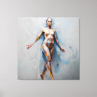 Abstract Fluidity Canvas Print