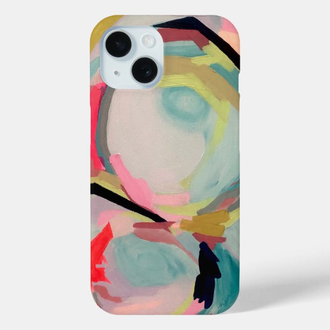 Abstract Fluro Acrylic Painting   Case-Mate iPhone Case (Back)