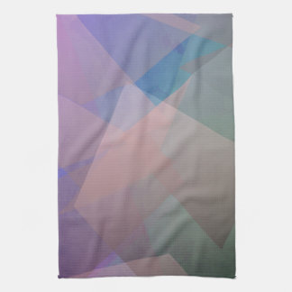 Abstract Flying Particles | Geometrical Shapes Kitchen Towel