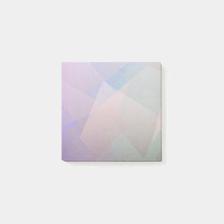 Abstract Flying Particles | Geometrical Shapes Post-it Notes
