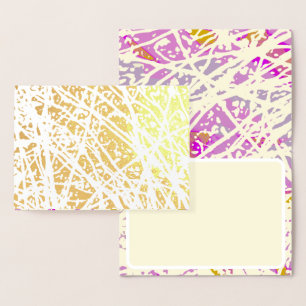 Abstract Foil Card