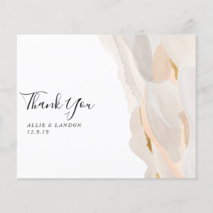 Abstract Foil Thank You Card   Budget