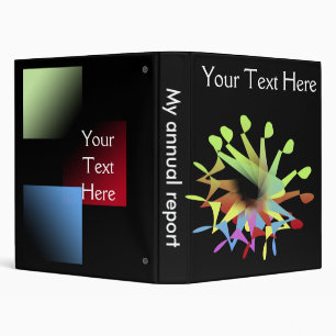abstract folder binder