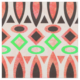 Abstract folk african ethno traditional native tri fabric