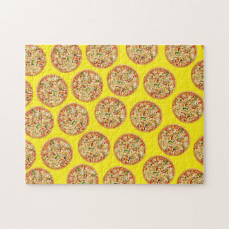 Abstract Food art, Pizza Jigsaw Puzzle