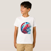Abstract Football Helmet Artwork