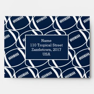 Abstract footballs envelope