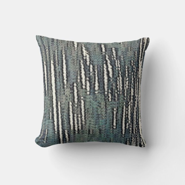 Abstract Forest-Multi-colours Throw Pillow (Front)