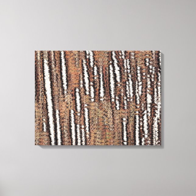 Abstract Forest-Red Canvas Print (Front)