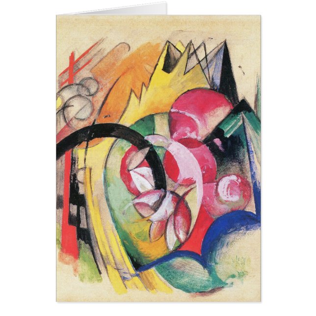 Abstract Forms (aka Coloured Flowers) by Franz Mar (Front)