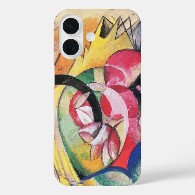 Abstract Forms (aka Coloured Flowers) by Franz Mar Case-Mate iPhone Case (Back)