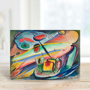 Abstract Forms Rudolf Bauer Card