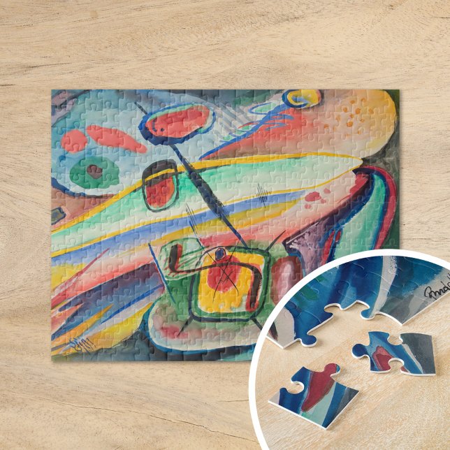Abstract Forms | Rudolf Bauer Jigsaw Puzzle (Creator Uploaded)