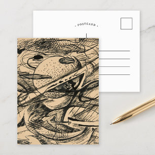 Abstract Forms   Rudolf Bauer Postcard