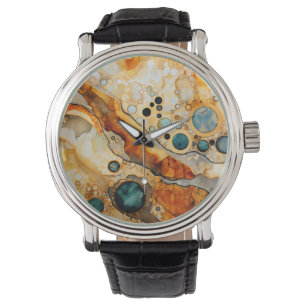 Abstract Fossil Watch
