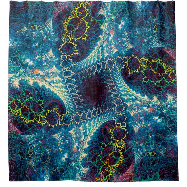 Abstract fractal background - computer-generated i (Front)