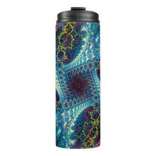 Abstract fractal background - computer-generated i thermal tumbler