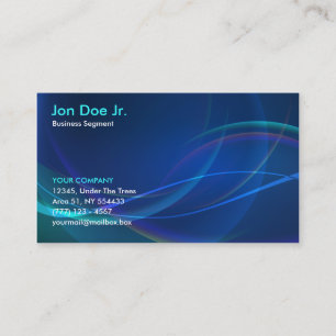 Abstract fractal business card