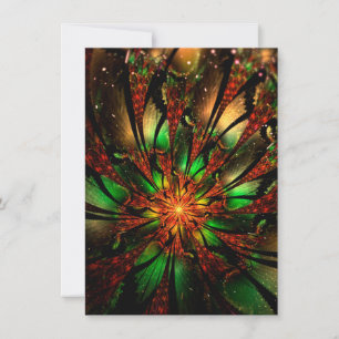 Abstract fractal flower design.