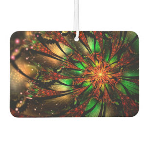 Abstract fractal flower design.  air freshener