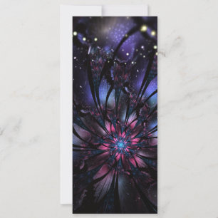 Abstract fractal flower design. holiday card
