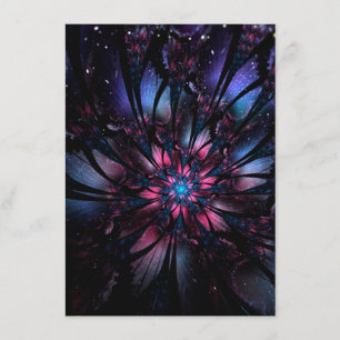 Abstract fractal flower design.  menu