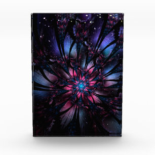 Abstract fractal flower design.  photo block
