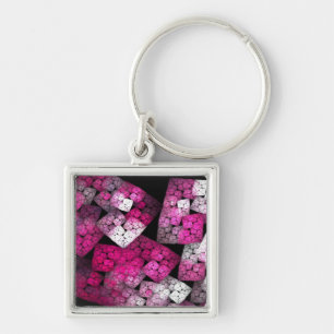 Abstract Fractal Keychain