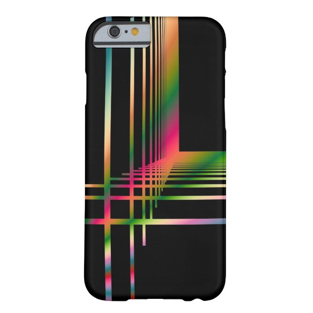 Abstract Fractal Lines and Crosses Case-Mate iPhone Case (Back)