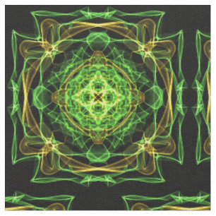 abstract fractal pattern fabric
