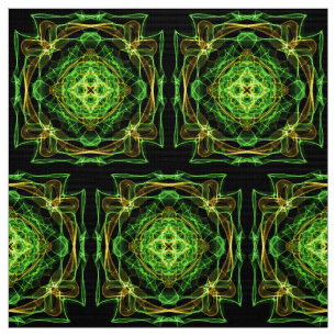abstract fractal pattern fabric