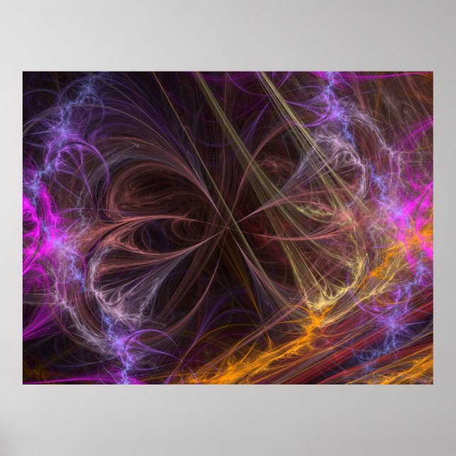 abstract fractal poster (Front)