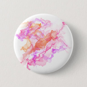 Abstract Fractal Smoke 2 Inch Round Button