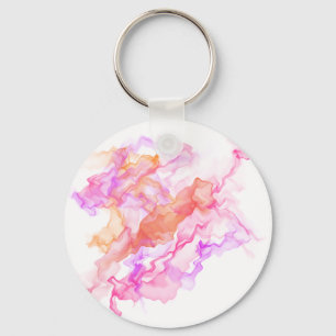 Abstract  Fractal Smoke Keychain