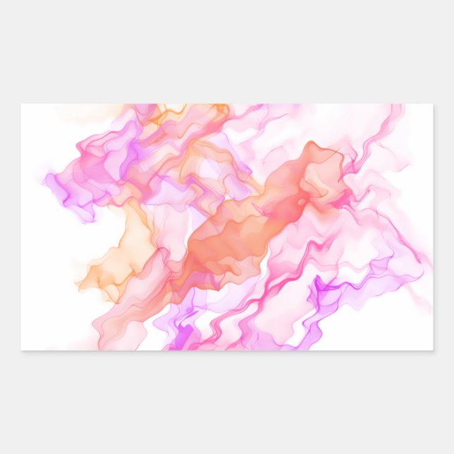 Abstract  Fractal Smoke Sticker (Front)